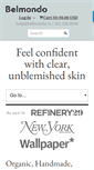 Mobile Screenshot of belmondoskincare.com